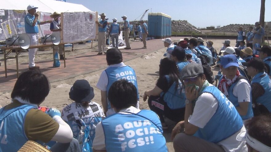 いわきの鳴き砂を守ろう　2016年7月10日　いわきで清掃活動開催