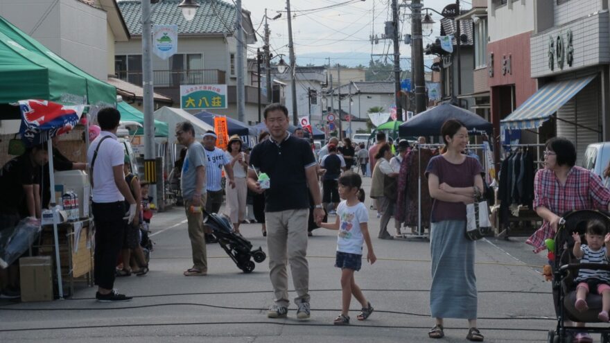 海風を感じながら町を歩こう　2016年9月11日　いわき市四倉でホコ天