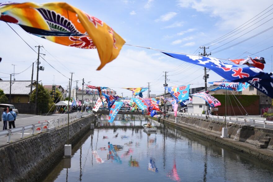 港町小名浜に大漁旗たなびく「どんとやれ大漁旗」開催