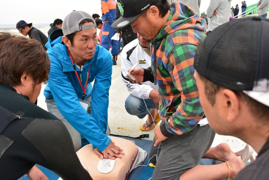 いわきの海の「安全」と「安心」のためにサーファーが学ぶ