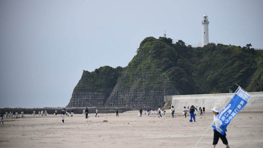 海ごみゼロを目指そう！　ふくしま海ごみ削減プロジェクト清掃活動