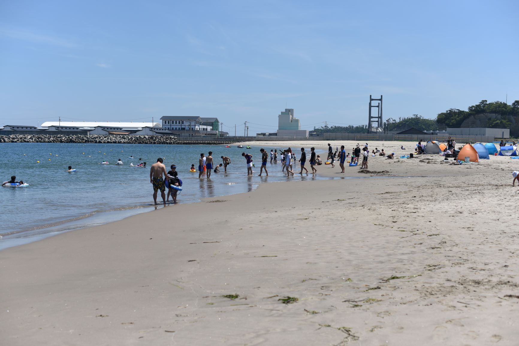 相馬市の原釜尾浜海水浴場が海開き！ | 海と日本PROJECT in ふくしま